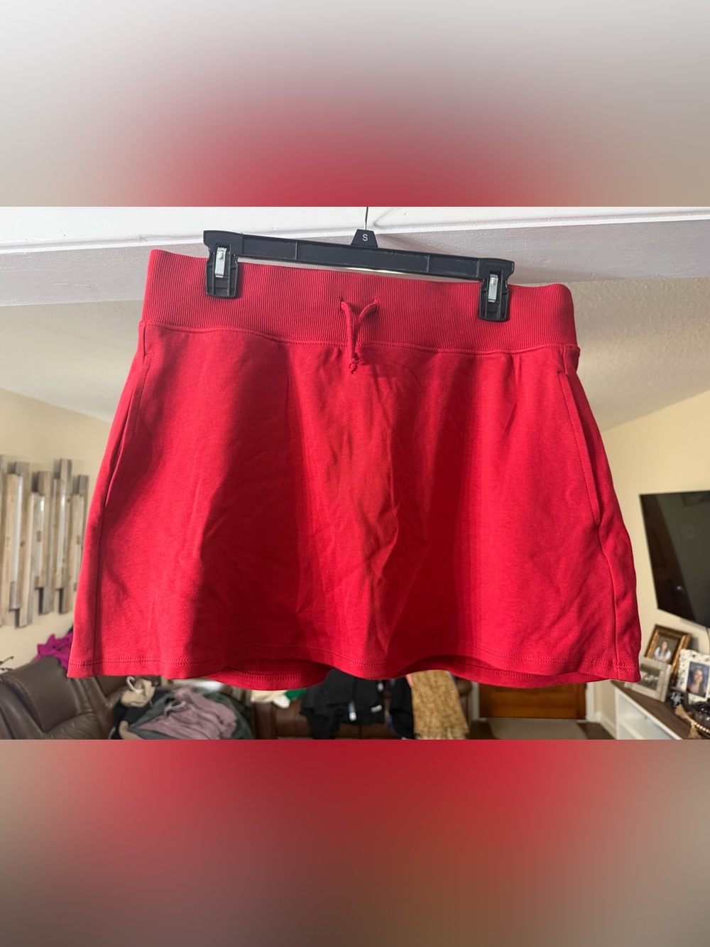 wild fable Red Drawstring Skort